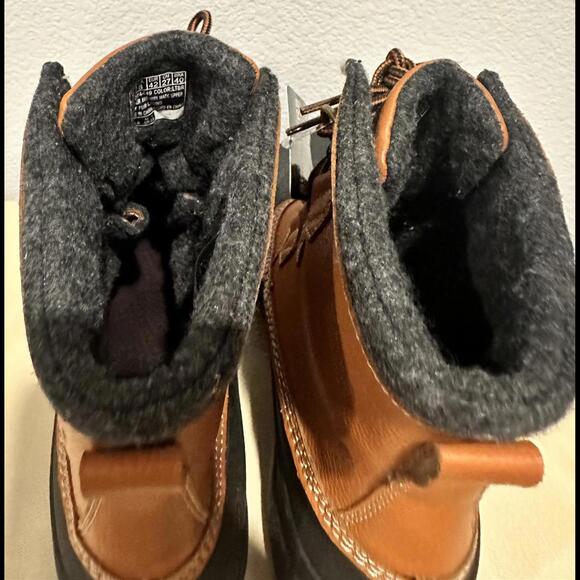 New Skechers Relaxed Fit Waterproof Wealer Muck Morrow Leather Boots Men's 9 - Picture 6 of 7